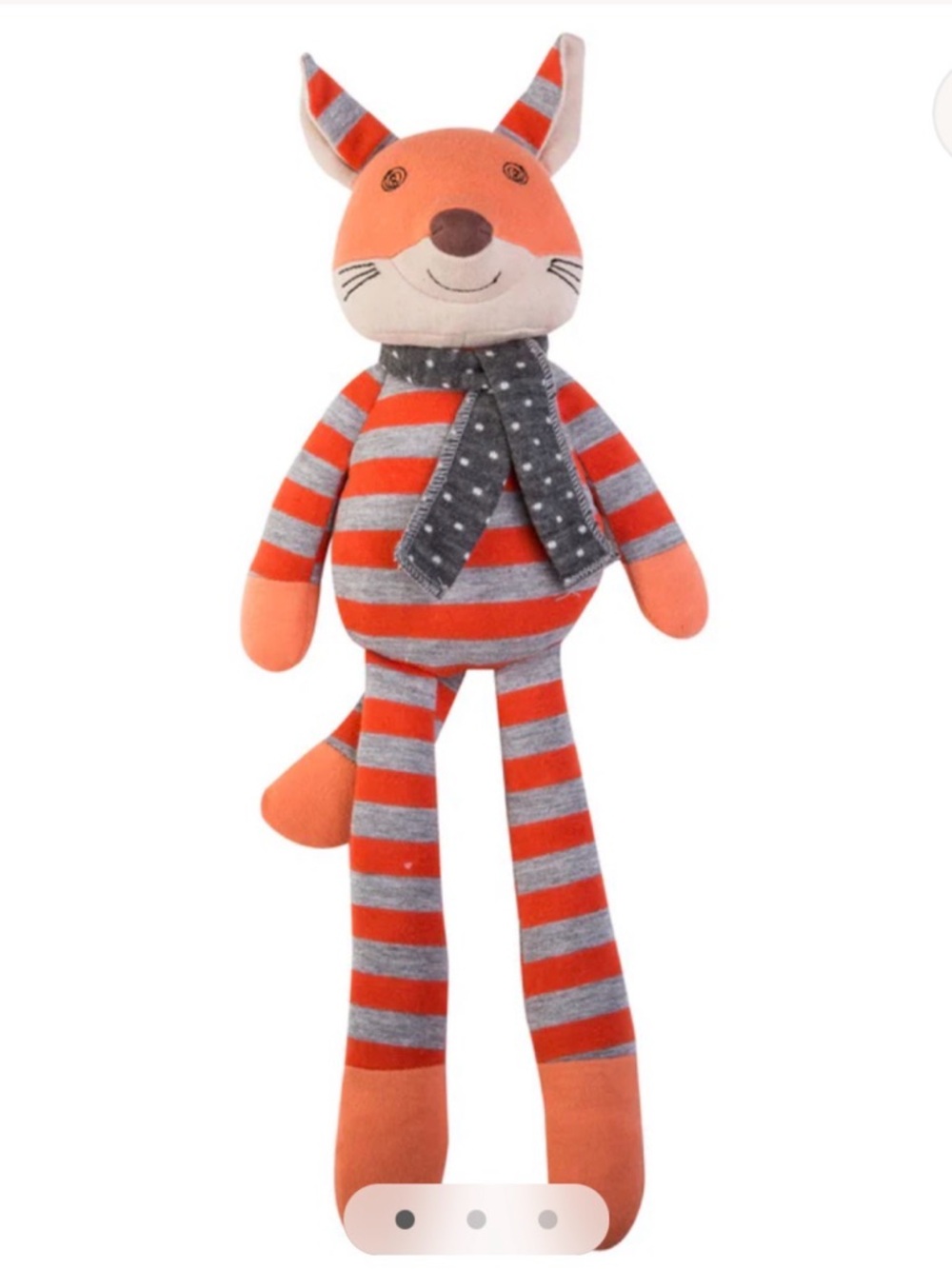 ☀️3/$15 Apple Park Organic Farm Buddies Frenchie Fox Plush